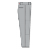 Pantalon De Baseball Teamwork – Homme Taille L, Noir/rayures Rouges (Neuf)