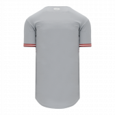 NEXUSVII / Baseball shirt 46 グレー Full Button Baseball Jerseys Purchase BA5500-CIN699 Athletic