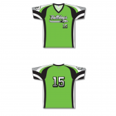 YUEQI QI ユェチ チ SS25 LIME BASEBALL JERSEY / GRN - NUBIAN