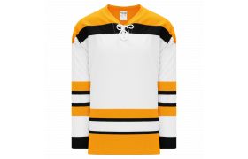 Athletic Knit (AK) H550BY-BOS554B Youth 2021 Boston Bruins Reverse Retro Tuscan Gold Hockey Jersey Medium
