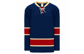 Athletic Knit (AK) H550BKY-NYR512BK Pro Series - Youth Knitted New York Rangers Heritage Classic Navy Hockey Jersey Medium