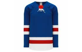 Athletic Knit (AK) ZH181-NYR3050 2018 New York Rangers Winter Classic Navy  Sublimated Hockey Jersey