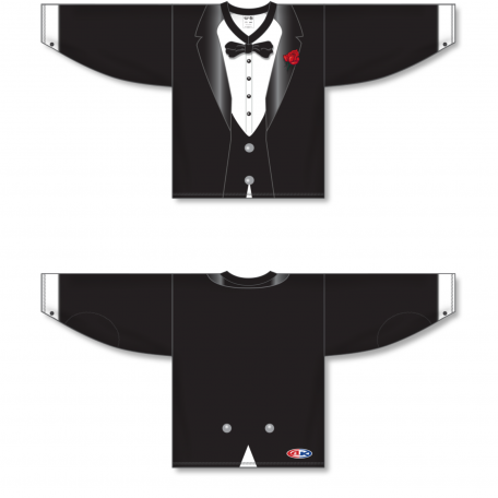 Tuxedo hockey jersey hot sale