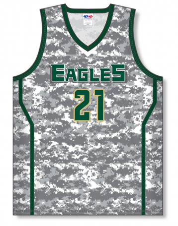 sublimation basketball jersey design army green