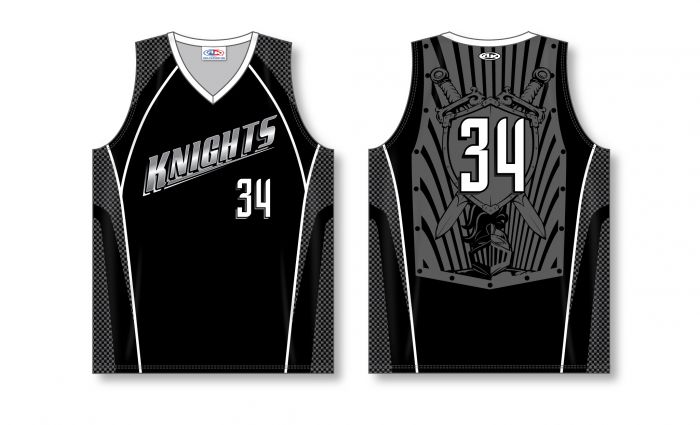 Athletic Knit Custom Sublimated Basketball Jersey Design 1169 | Basketball | Custom Apparel | Sublimated Apparel | Jerseys S