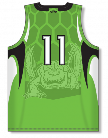 Green sublimation basketball jersey 2025