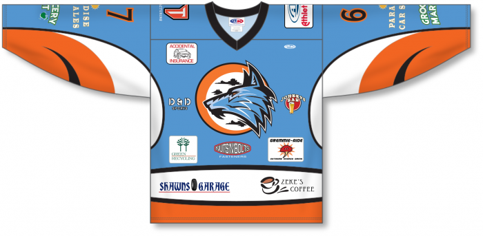 Sublimated Hockey Jersey - Your Design (Model)